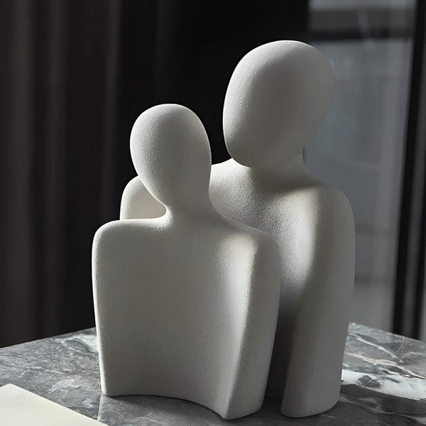 Romantisches Paar Keramik-Skulptur