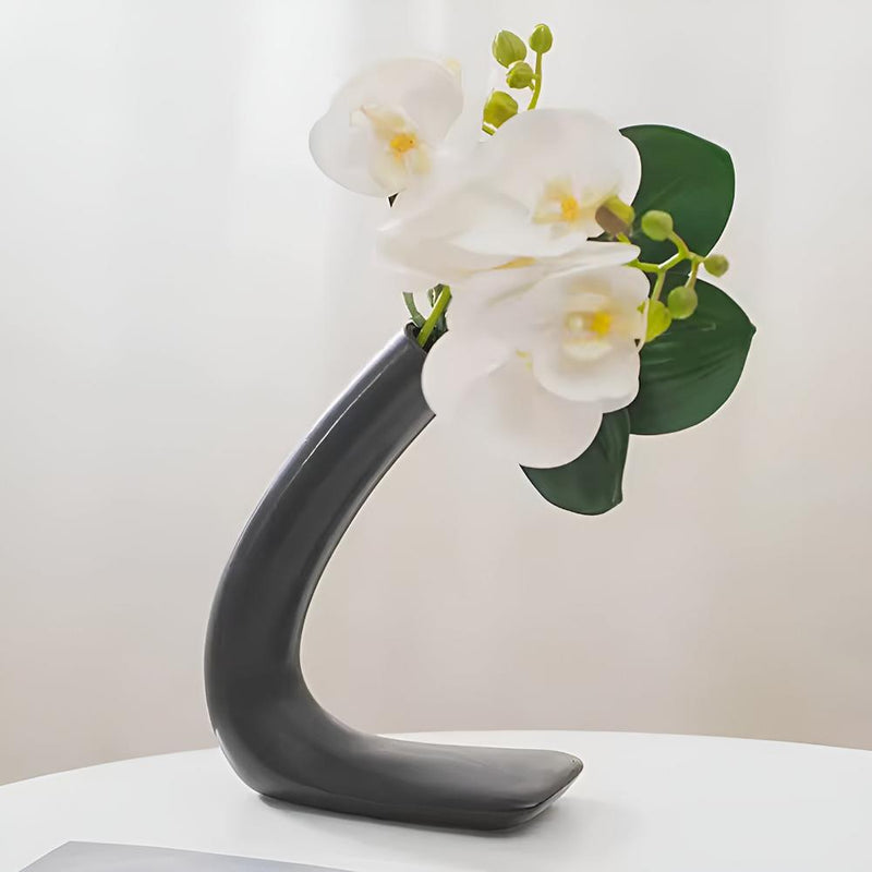 Anmutiger Bogen Keramik Vase Satz