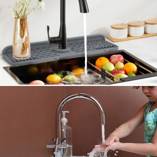 Aqua Slope Gummi-Wasserhahn Waschbecken Matte
