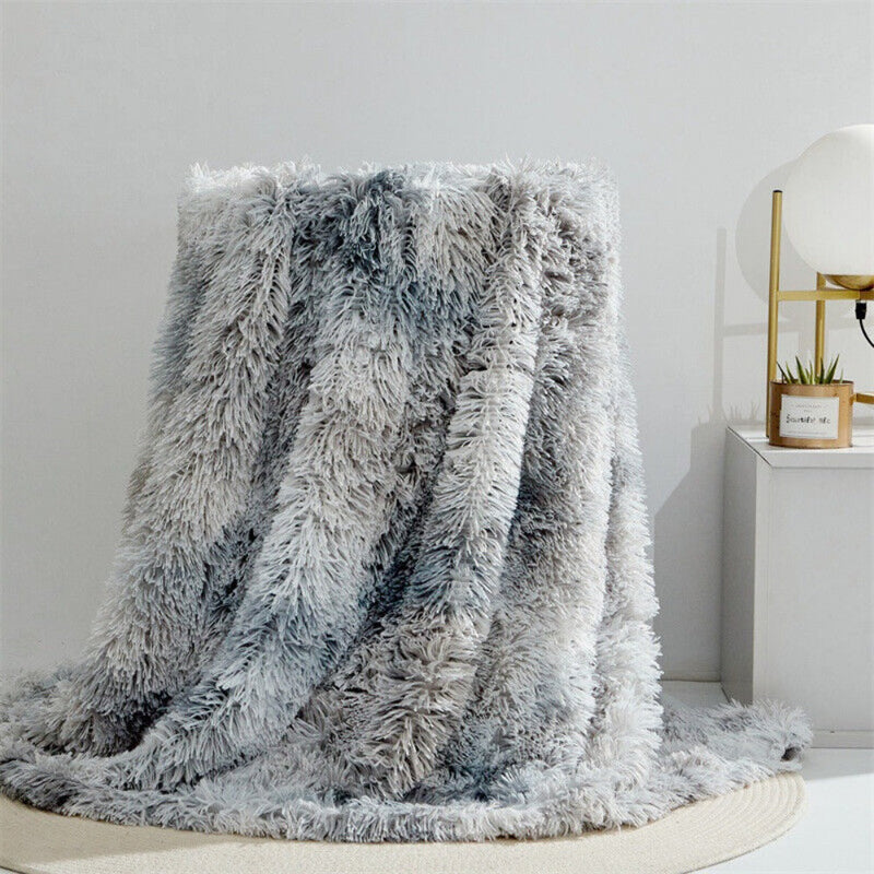 Fuzzy Kunstpelz-Tagesdecke