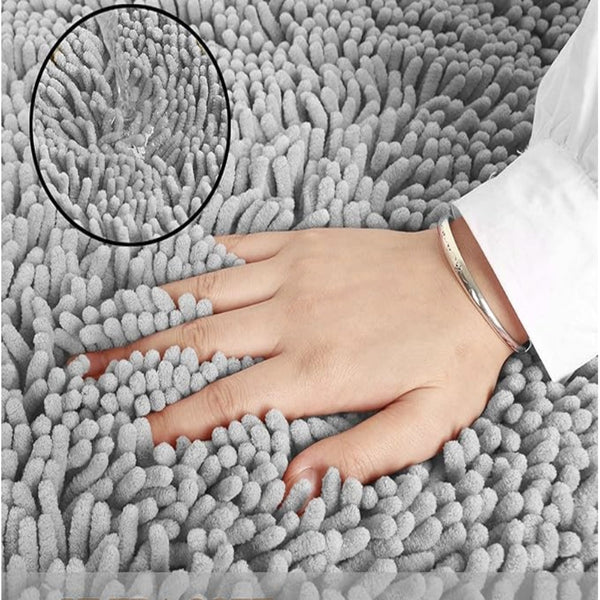 Mavi Weich Chenille Badematte